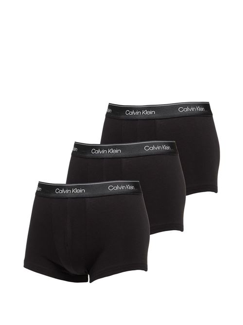Boxer intimo uomo Calvin Klein 3 pack neri elasticizzati Calvin Klein | LV00NB4575UB1